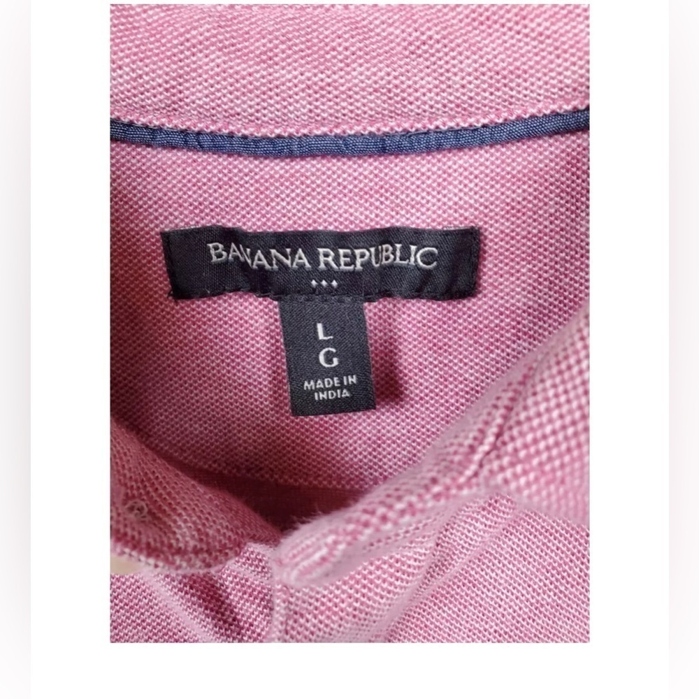 Banana Republic men’ s polo shirt size L - Picture 4 of 8